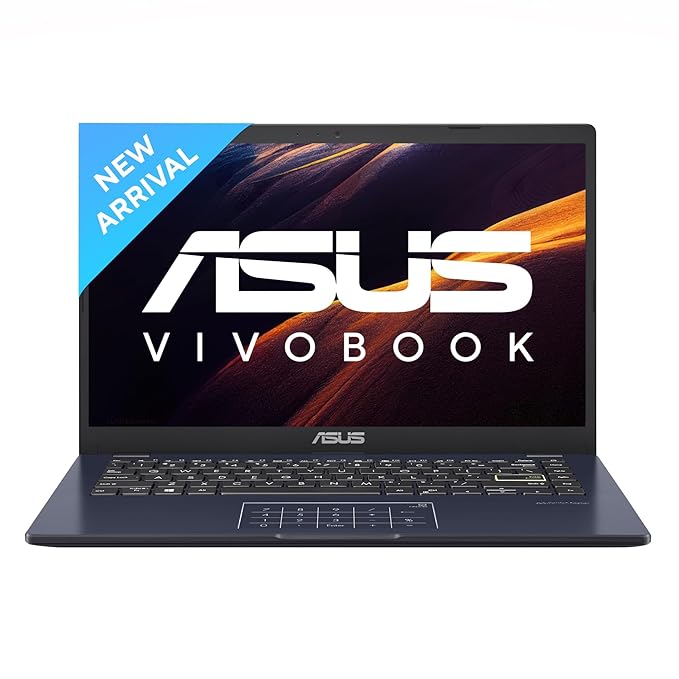ASUS Vivobook Go 14 (2023) 14" FHD (1920x1080), Intel Celeron N4500, 8GB RAM, 256GB SSD, Integrated Graphics, Windows 11 Home, Thin and Light Laptop, Black, 1.3 Kg - E410KA-EK013W