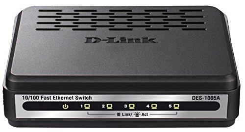 D-Link DES-1005A 5-Port 10/100 Switch (Black)