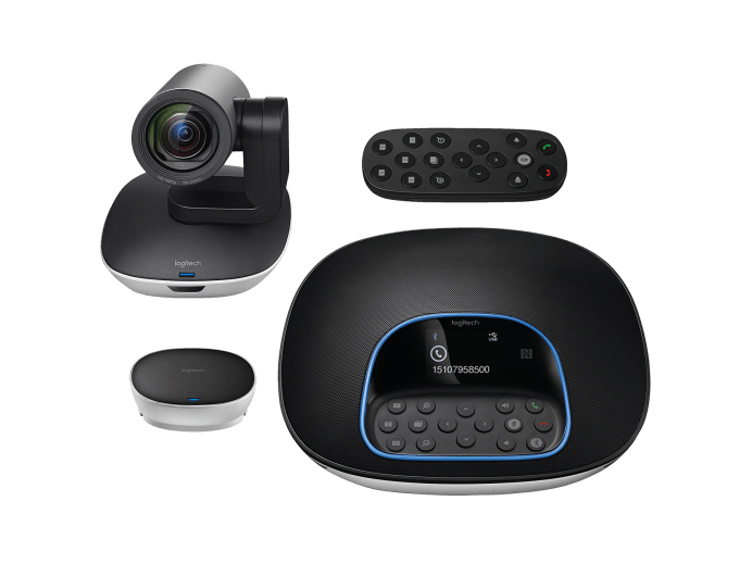 Logitech Group Video Conferencing Bundle with Expansion Mics HD 1080p Camera Speakerphone