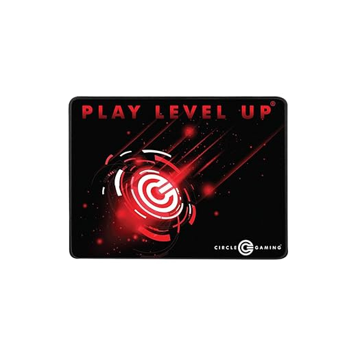 Circle Rapid X3 RGB Gaming Mouse Pad – Non-Slip Rubber Base, Waterproof, Precision Tracking, 80cm x 30cm, 4mm Thick Keyboard & Mouse Mat