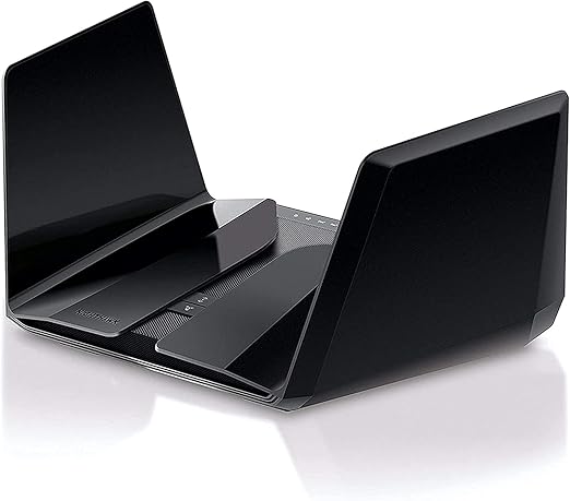 Netgear Nighthawk AX12 12-Stream WiFi 6 Router (RAX200) - AX11000 Tri-Band Wireless Speed (Up to 10.8 Gbps) | Coverage for Large Homes | 4 X 1G and 1 X 2.5G Ethernet Ports | 2 X 3.0 USB | Black