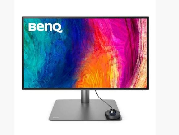BenQ PD2725U 27" 4K UHD IPS Monitor – HDR10, Thunderbolt 3, 95% DCI-P3, 100% sRGB & Rec.709, AQCOLOR, Factory-Calibrated, KVM, Hotkey Puck G2, USB Hub, HDMI/DP – Mac Compatible (Black)