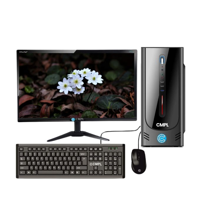 CMPL Platinum i7-10700 Desktop PC | H410 | 16GB RAM | 1TB HDD + 256GB SSD | 21.5" IPS Monitor | Windows 10 Pro | Wired Keyboard & Mouse | 5-Year Warranty