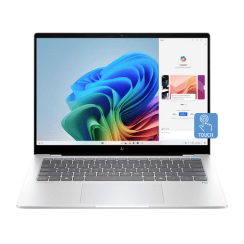 HP OmniBook X 14-fe1011QU | Snapdragon X1P | 16GB LPDDR5X | 512GB SSD | 14" 2.2K Touch | Windows Copilot+ | AI PC | Glacier Silver