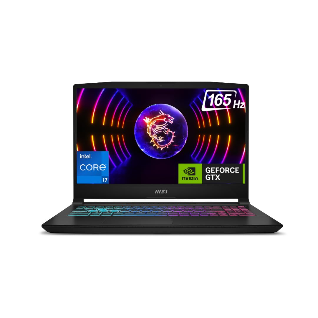 MSI Katana 15 Gaming Laptop, 14th Gen Intel Core i7-14650HX, 40 cm (15.6") QHD 165Hz, 16GB RAM, 1TB NVMe SSD, NVIDIA GeForce RTX 5060 8GB GDDR7, Windows 11 Home, Black, 2.4 kg (B14WFK-262IN)