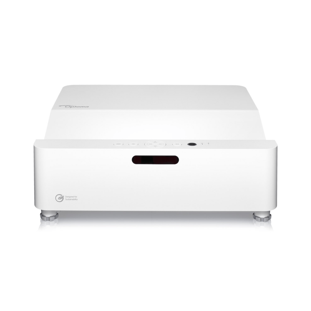 Optoma AZW430UST Ultra Short Throw WXGA Laser Projector – 4,300 Lumens, Compact & Dust-Resistant