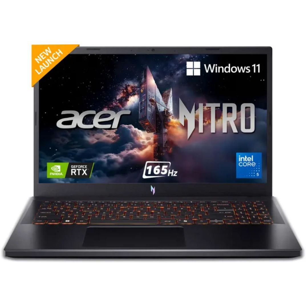 Acer Nitro V 15 (ANV15-51) Gaming Laptop | 13th Gen Intel Core i7-13620H | NVIDIA GeForce RTX 4050 6 GB GDDR6 | 16 GB RAM | 1TB SSD | 15.6″ FHD 165 Hz | Windows 11 Home | Obsidian Black