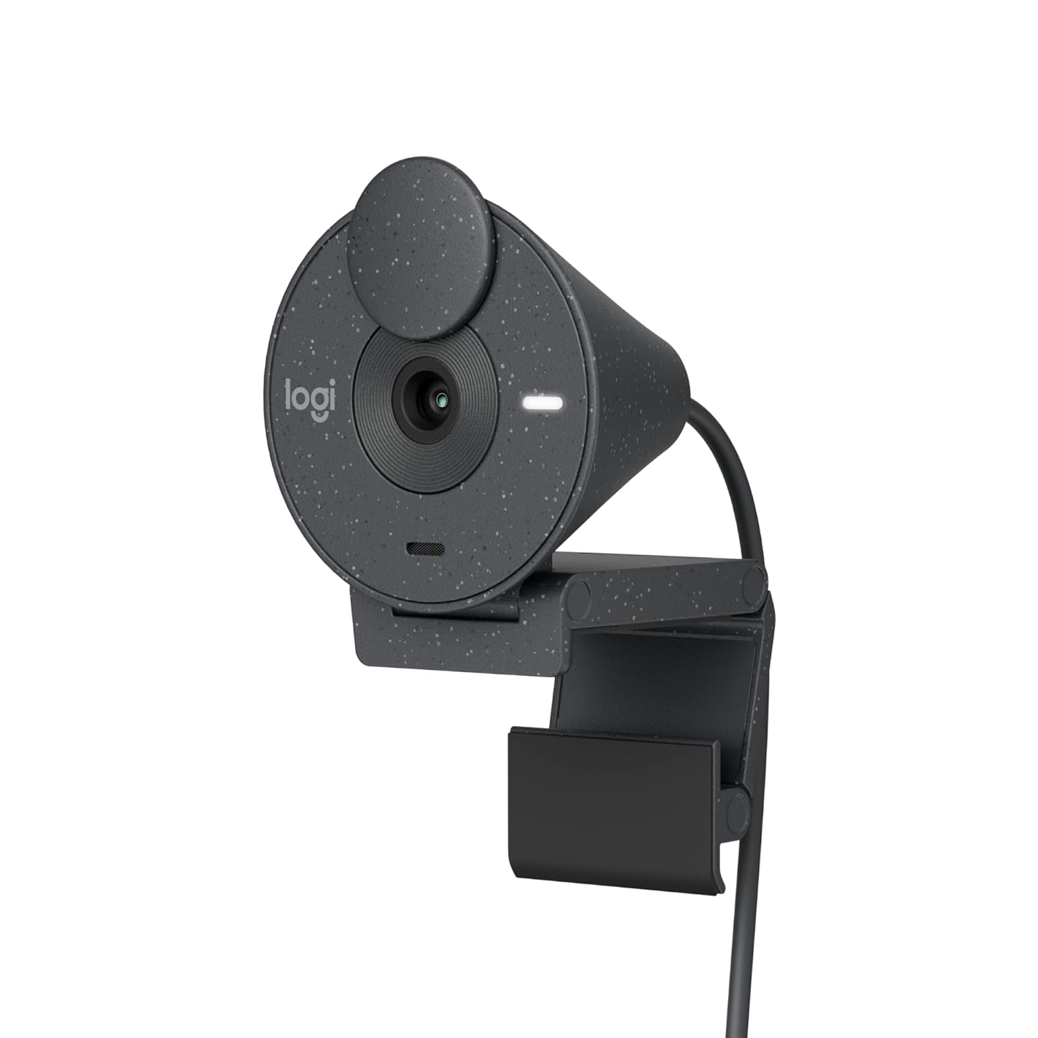 Logitech Brio 300 Full Hd Webcam with Privacy Shutter, Noise Reduction Microphone, USB-C, Certified for Zoom, Microsoft Teams, Google Meet, Auto Light Correction - Graphite - Digital