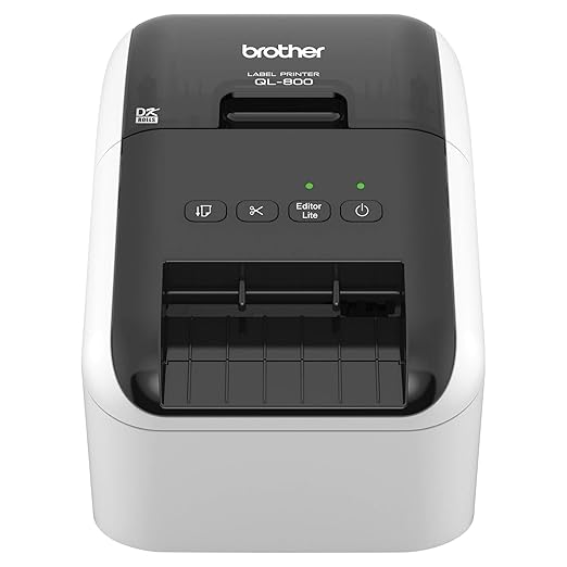 Brother QL-800 Label Printer | White & Black