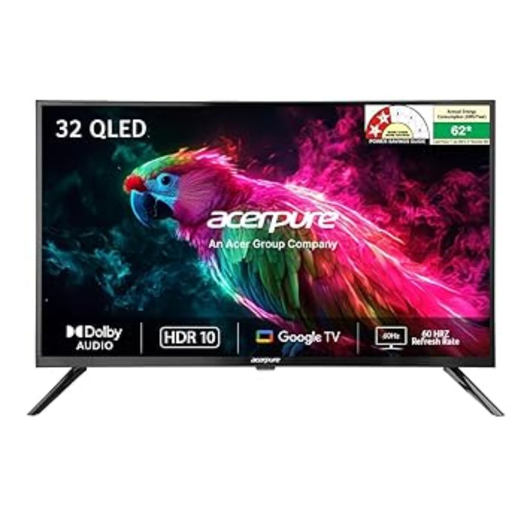 Acerpure 80 cm (32-inch) Elevate 2024 Series QLED Smart Google TV | Google OS | Dolby Atmos | AP32HG41QFLED