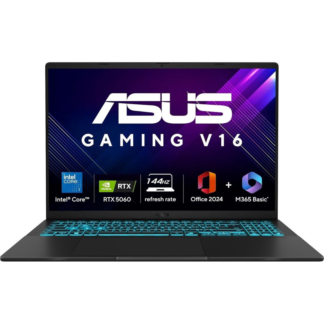 ASUS Gaming V16 (V3607VM-RP057WS) – Intel Core 7 240H, RTX 5060, 16” FHD+ 144Hz, 16GB DDR5 RAM, 512GB SSD