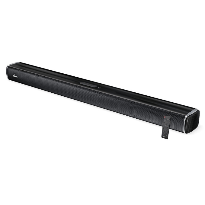FINGERS Octane-WM65 Multimedia Sound Bar with Powerful 65 Watts, Mic Input, Bluetooth, USB, AUX, Optical, HDMI ARC, Coaxial, Customised EQ Modes, Wall Mountable & Remote Control