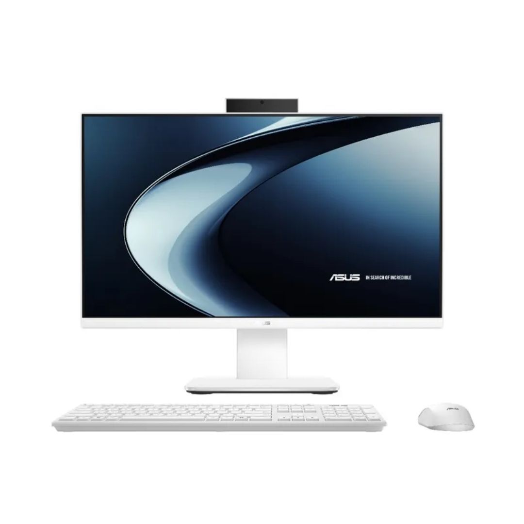 ASUS AIO V470VAB-KWPE002WS | 27” FHD 100Hz Display | Intel Core i3-1315U (13th Gen) | 16GB DDR5 RAM | 512GB SSD | Windows 11 Home | Office Home 2024 + M365 Basic (1 Year) | Wi-Fi 6E | Dolby Atmos | White