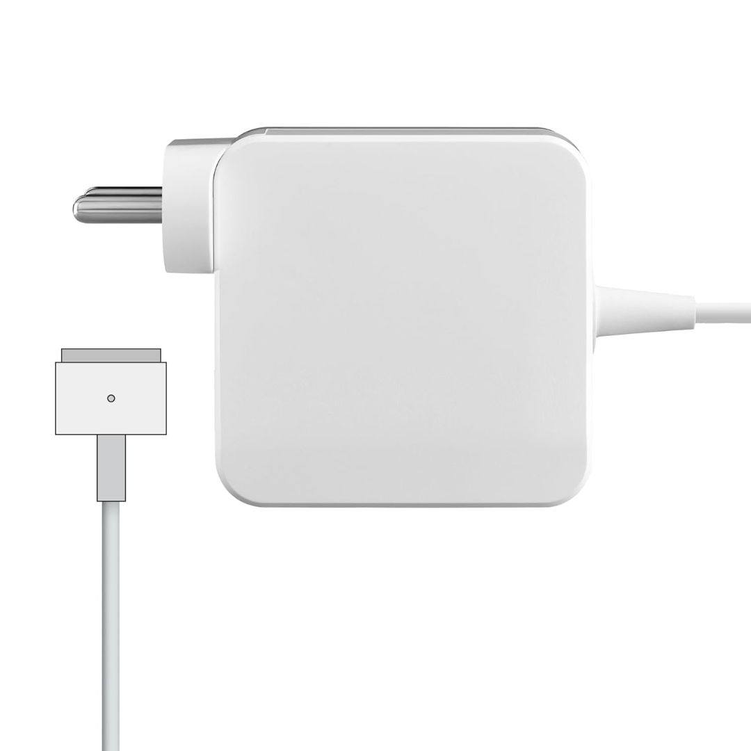 Artis AR-45W-MG2, 45W Laptop Adapter, Compatible with MacBook Air 11” & 13”, T-Tip Connector, White