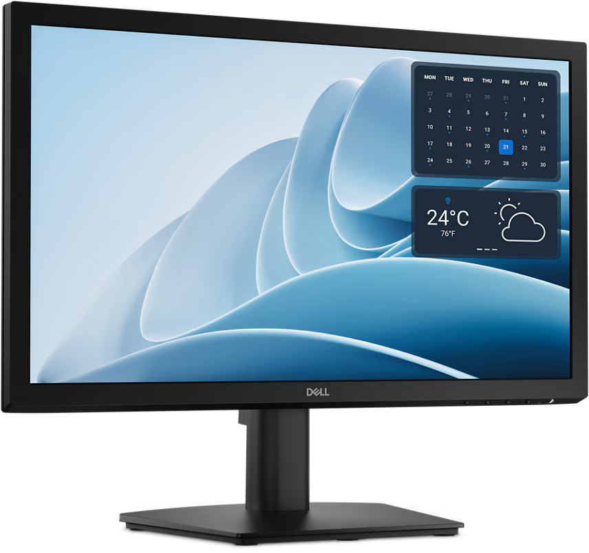 Dell Pro 20 Monitor (E2026H), 19.5" HD+ TN Panel, 60Hz, Anti-Glare, VGA/DP Connectivity, TUV Low Blue Light, Business Productivity Monitor