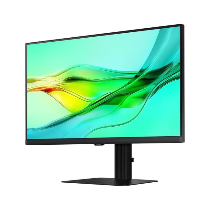 Samsung ViewFinity S6 24″ QHD Monitor, 2560×1440 IPS, USB-C 90W, sRGB 99%, LAN Port, KVM Switch, HDR10, Daisy Chain, PIP PBP, Adjustable Stand, Black, LS24D604UAWXXL