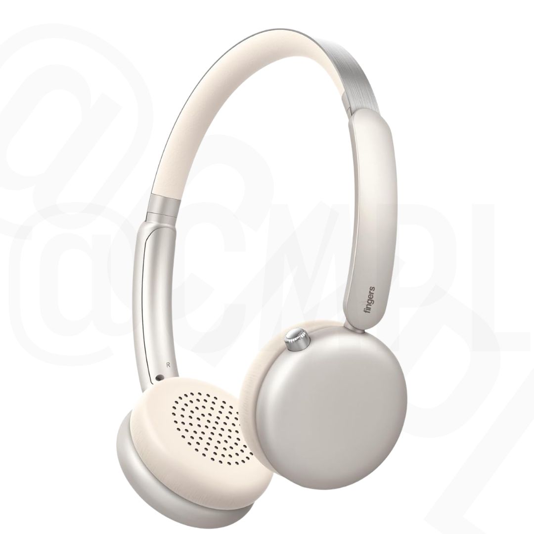 FINGERS 3D-Trance ANC Wireless Headphones — Pearly Gold