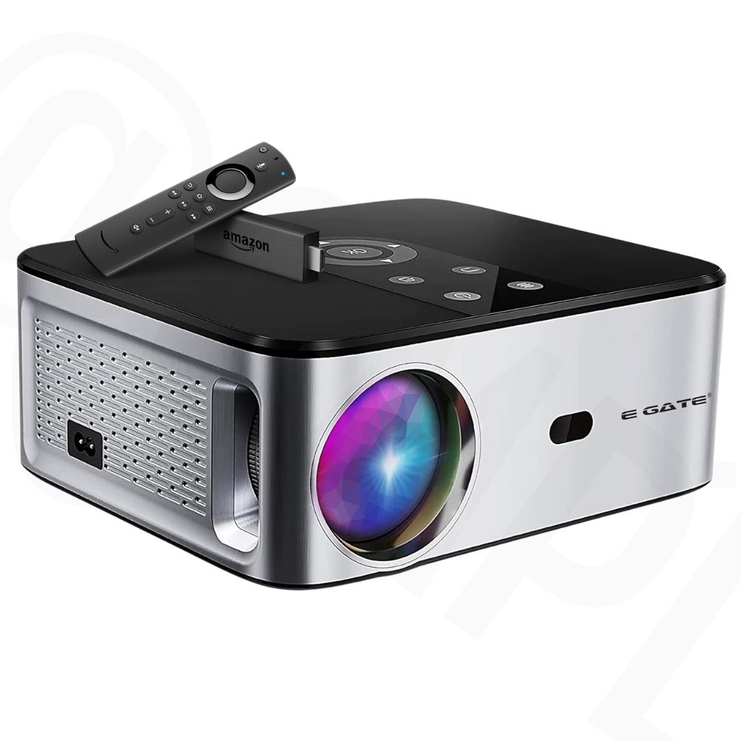 EGate O9 Pro-Zen Smart Projector | Dual OS (Android + FTS) | Native 1080p | 4K Support | Dolby Audio